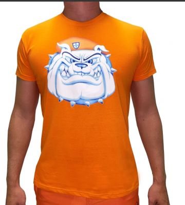 T-shirt orange winners bulldog 