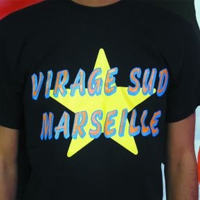 T-shirt supporter marseillais Virage sud 